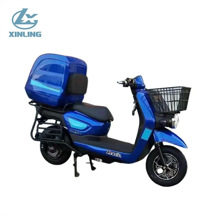 Electric Motorcycle Scooter With Tool Box